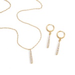 Waterdrop pendant jewelry set